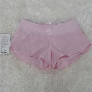 Lululemon speed up shorts Pearl Pink size 4